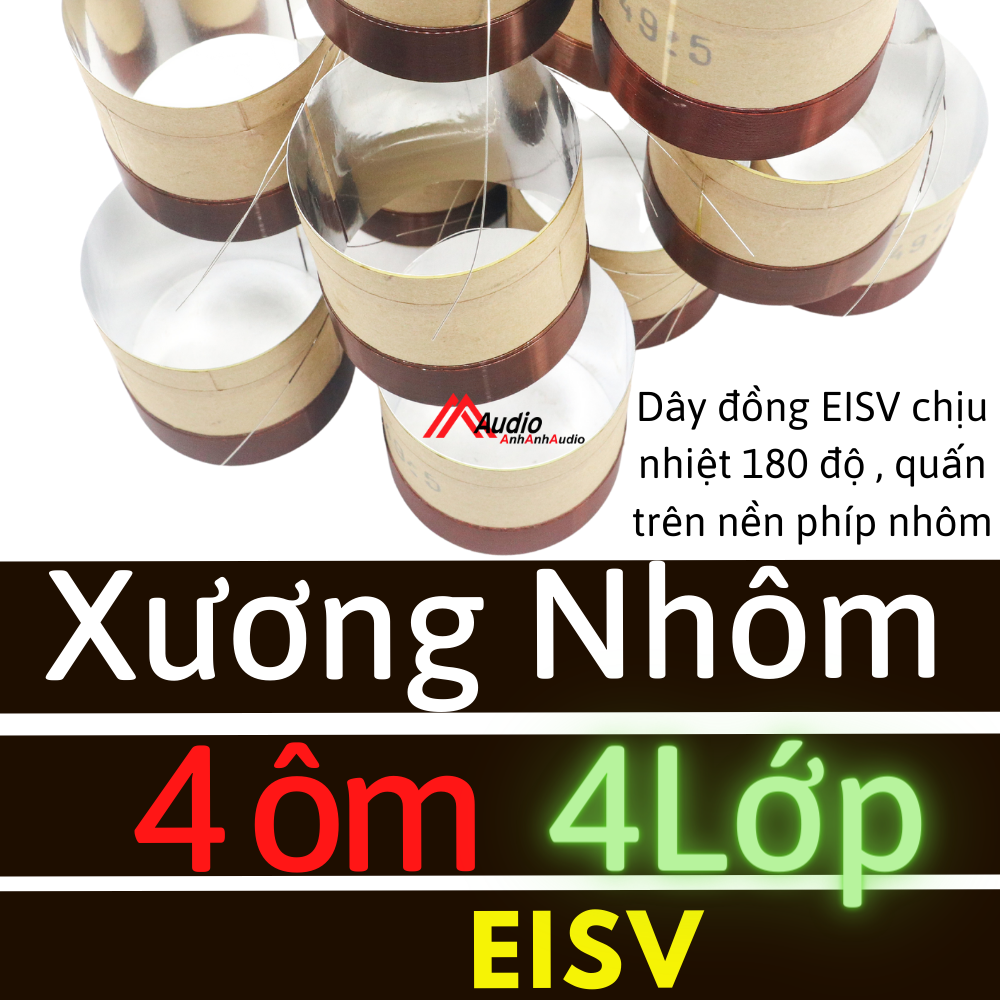 Coil bass 4 ôm loa kéo 51.5 - 49.5 - 50.5 - 51.0 - 35.5 - 38.5