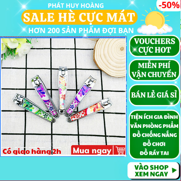 Dụng cụ cắt móng tay cắt móng chân chất liệu inox không gỉ cao cấp, cắt mong tay cho tre em, cắt móng tay đa năng, bấm móng tay cao cấp, phụ kiện nail cute, bo cat mong tay kem dua, kìm cắt móng tay móng chân, Phát Huy Hoàng