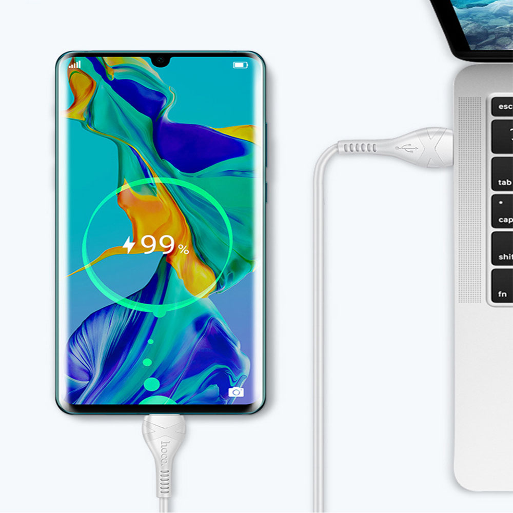 Dây cáp sạc samsung 1M chính hãng Hoco type c, micro usb