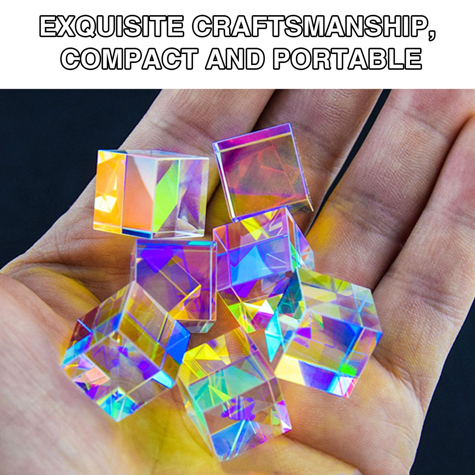 Magic Optical Glass Cube Dichroic Cube Prism RGB Combiner 2024 I8F9 Splitter