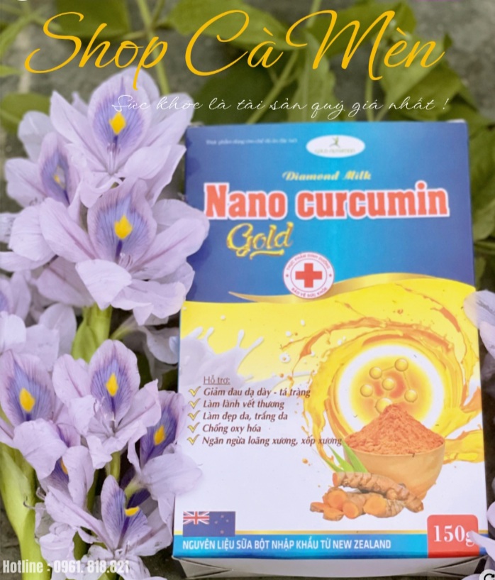 Sữa nghệ nano curcumin gold 150gr _ date mới