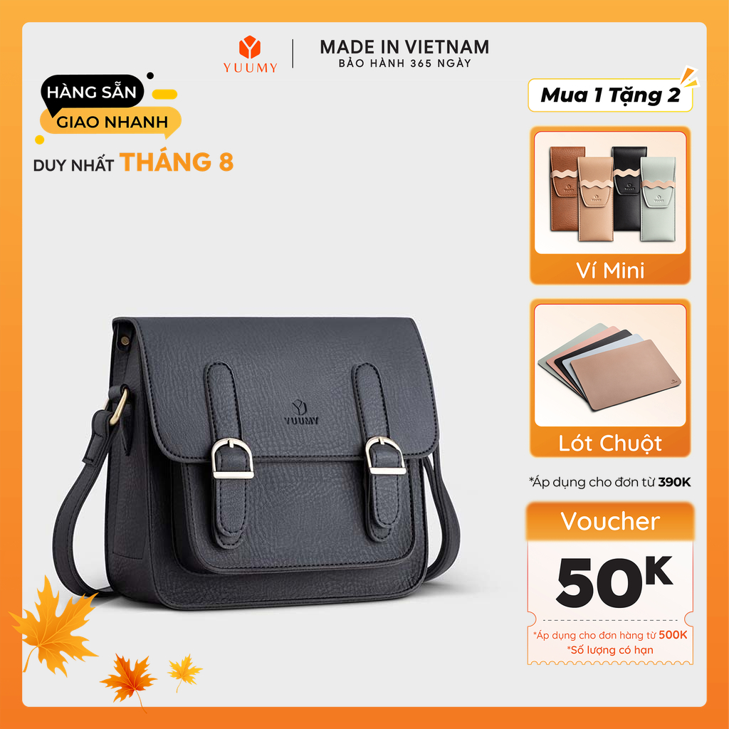 Túi Yuumy (Thời trang nữ size 20 - Túi đeo chéo da Seasand YN116)