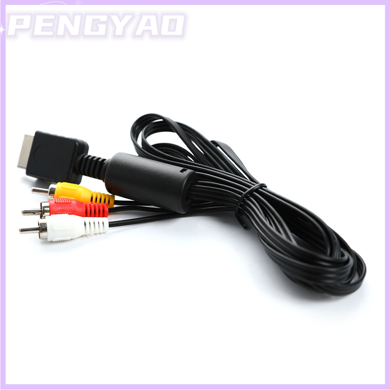 Cáp AV chơi game Cáp video âm thanh cho máy chơi game PS2 3 Phụ Kiện Thành phần HD