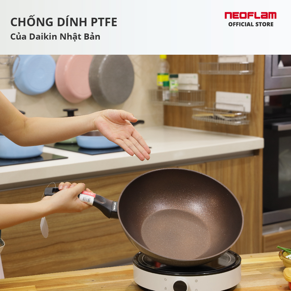 Chảo xào Reverse Neoflam size 30cm - EC-RV-W30I