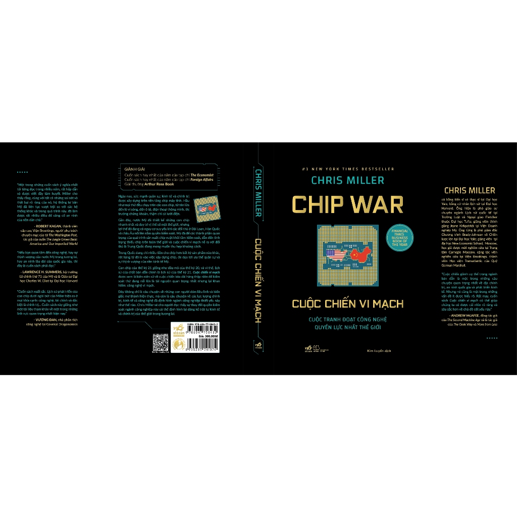 Sách - Cuộc chiến vi mạch (Chip War) (Chris Miller) (Bìa cứng) (Nhã Nam)