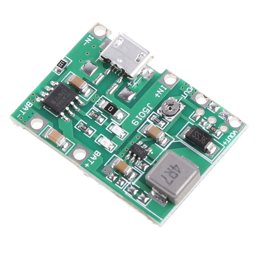 18650 Bộ Sạc Pin Lithium mô-đun tăng 3.7V tăng áp 9V 5V 2A có thể điều chỉnh sạc xả bảng mạch tích hợp