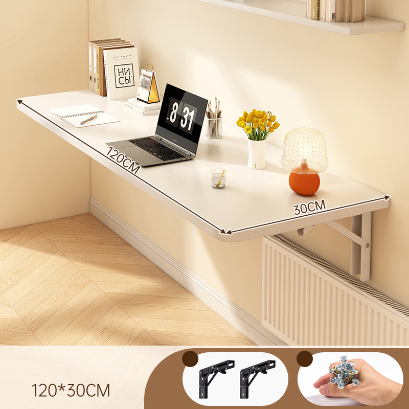 Foldable desk wall wall-mounted folding table wall-mounted study table balcony wall-mounted suspended wall side table