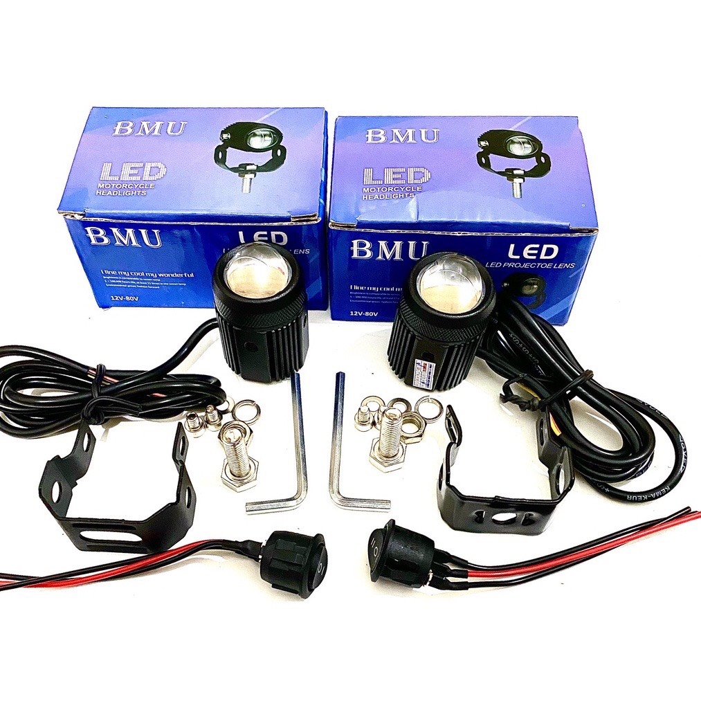 Đèn Trợ Sáng Bi Cầu Mini 2 Chế Độ Loại 1 BMU Bảo Hành 1 Năm