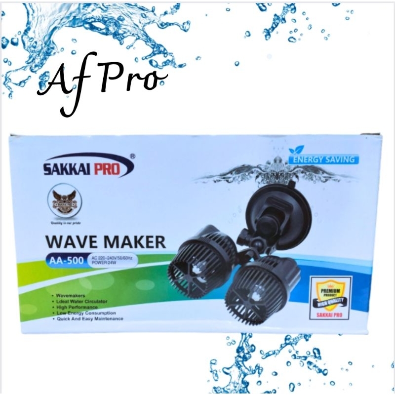 Mesin arus ombak aquarium SAKKAI PRO WAVE MAKER AA 500 Sirkulasi air aquarium kolam