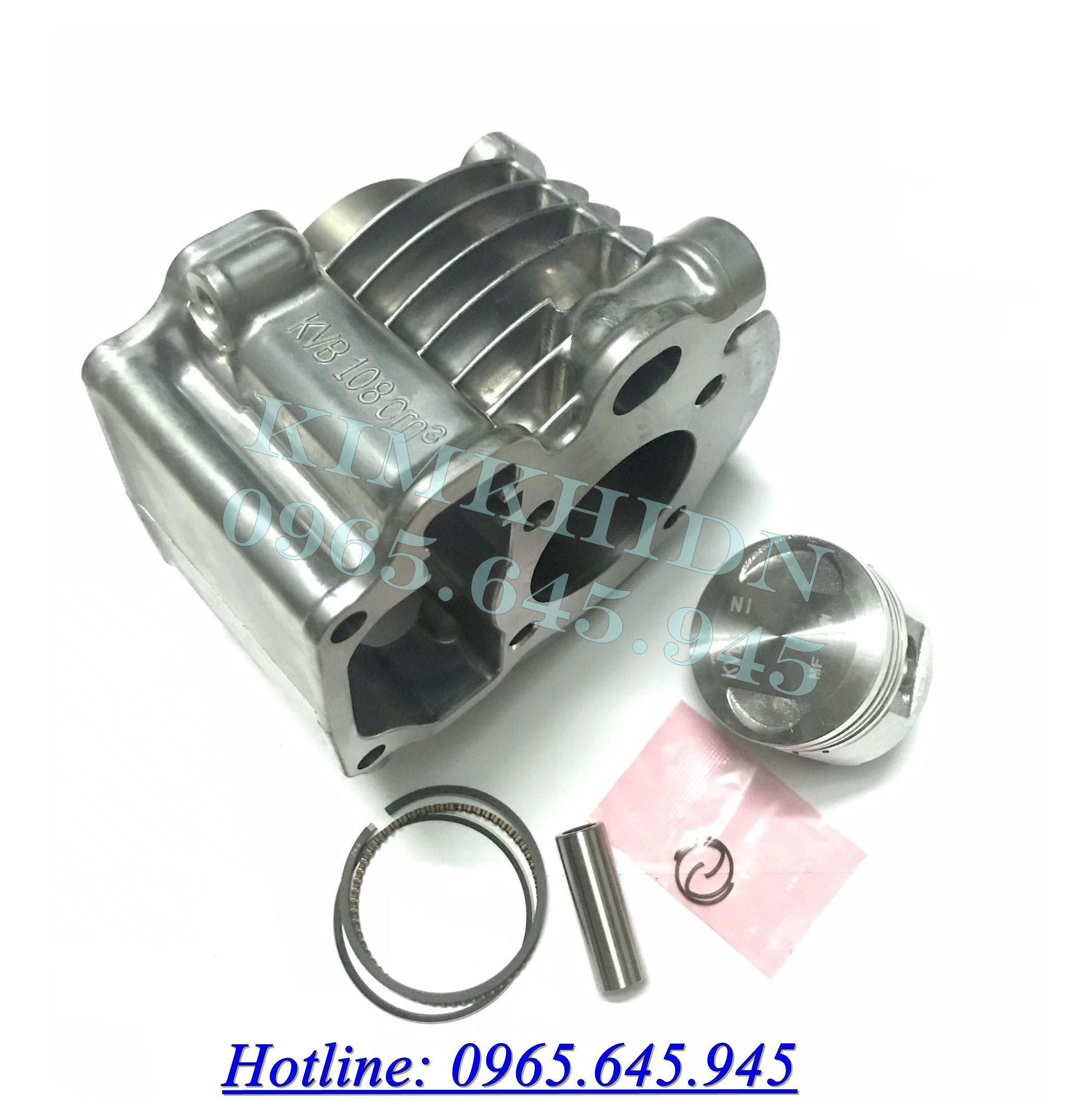 Bộ nòng hơi quả pít ton bạc xéc măng AB 110 cc
