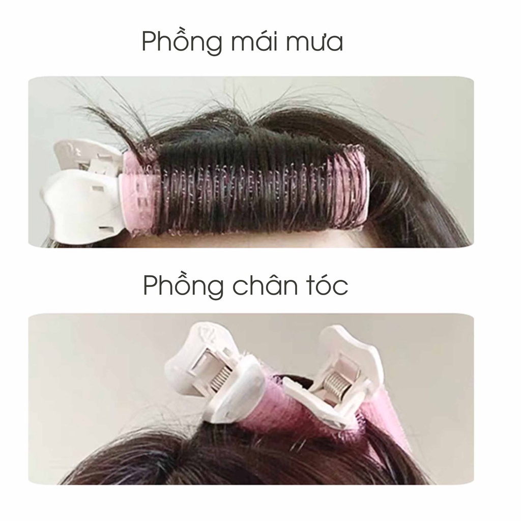 Lô cuốn tóc làm phồng mái giữ nếp tóc uốn xoăn