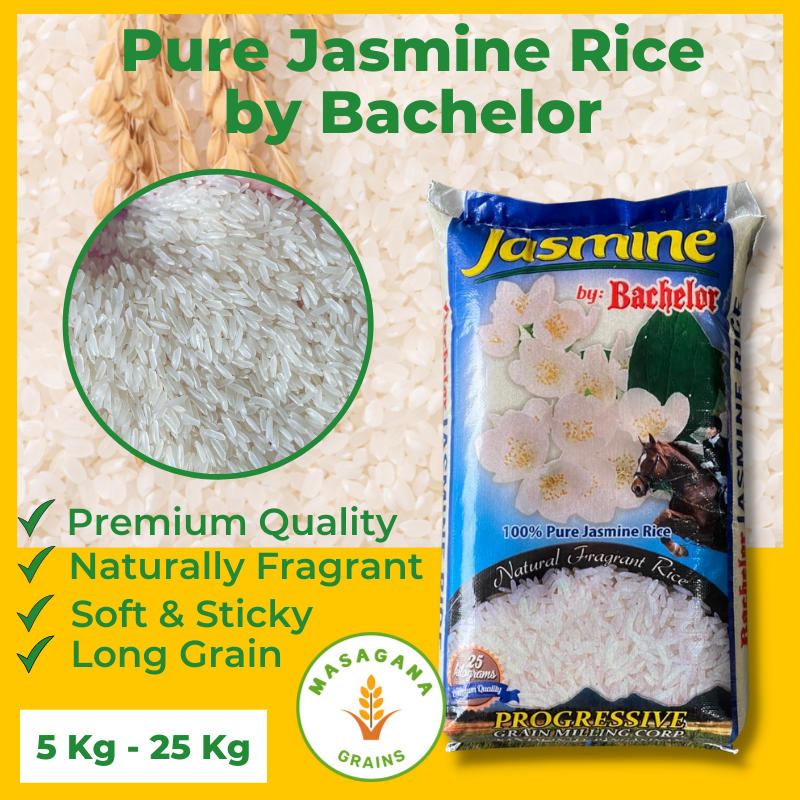 PURE JASMINE RICE BY BACHELOR 25 KILOS OUTSIDE METRO MANILA ORDER LINK (Malambot, Malagkit