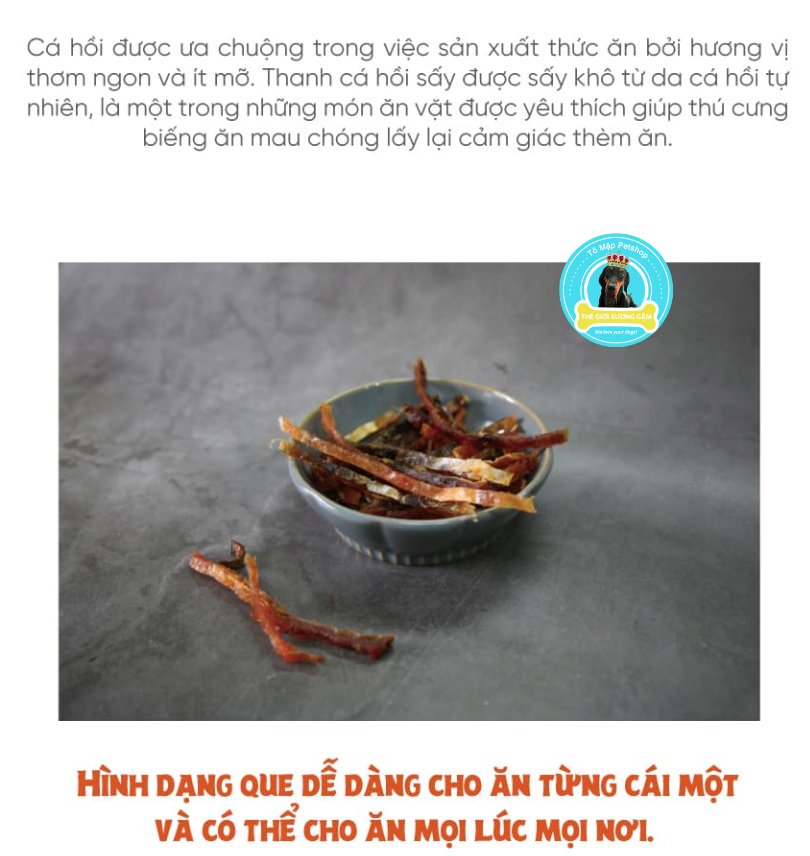 NATURAL CORE THỊT CÁ HỒI SẤY SỢI CHO CHÓ