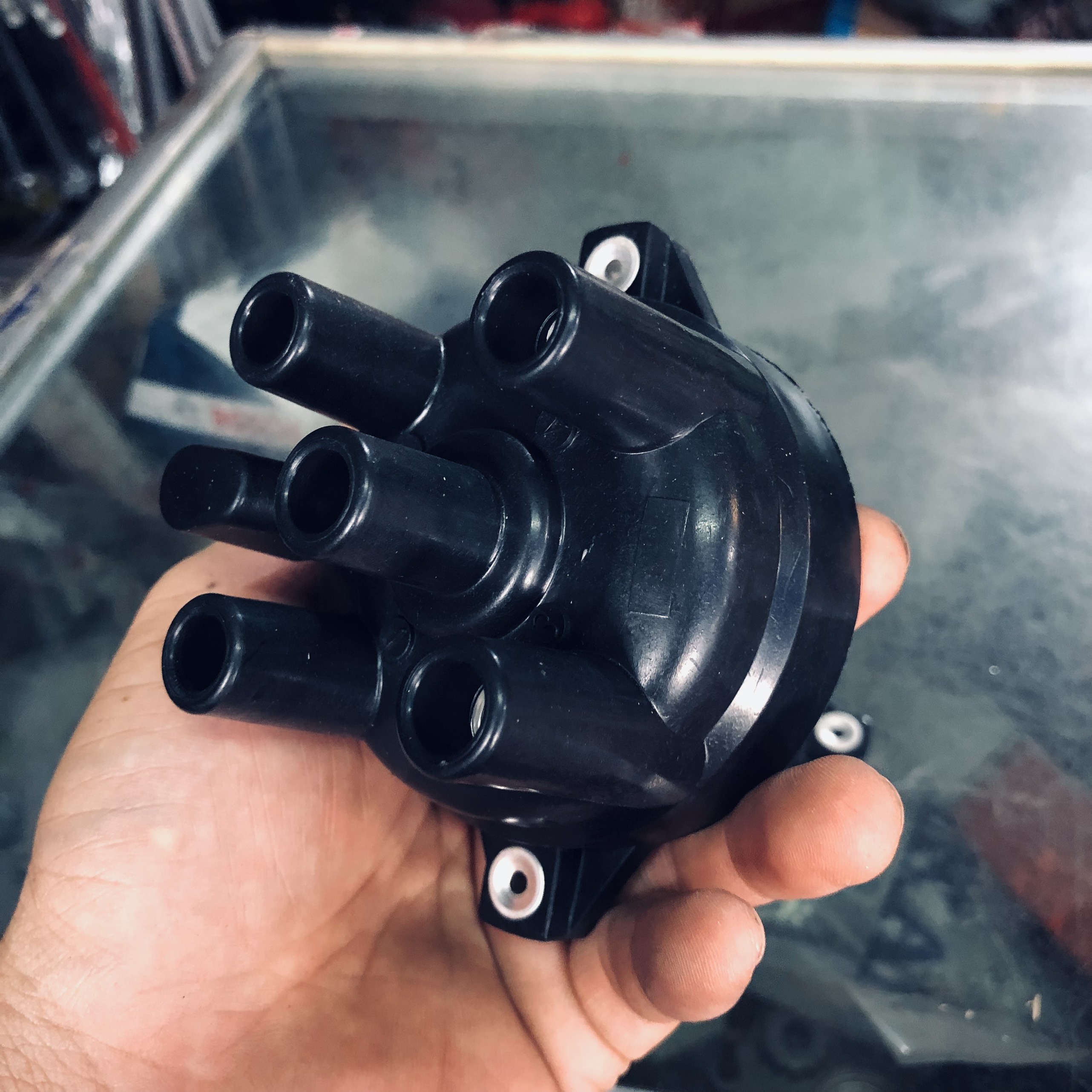 Nắp delco chia điện mitsubishi jolie chế hoà khí