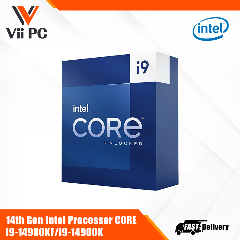 Intel Core i9-14900KF / 14900K - Core i9 14th Gen 24-Core (8P+16E) LGA 1700  Desktop Processor