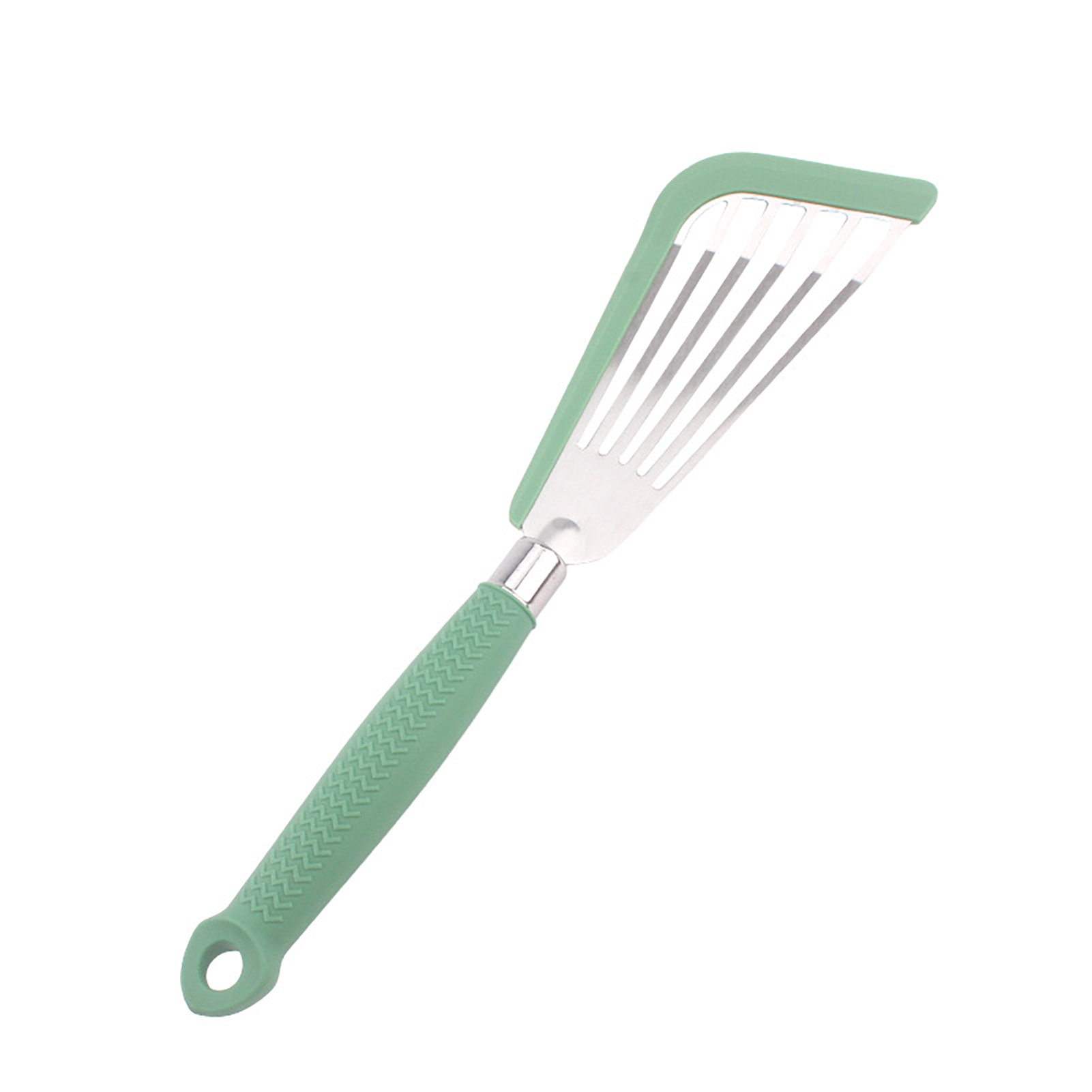 Heat-resistant Spatula for Cooking Cooking Spatula with Silicone Handle Non-stick Pan Spatula with Heat-resistant Silicone Handle Ideal Kitchen Tool for Homes Non-slip Durable
