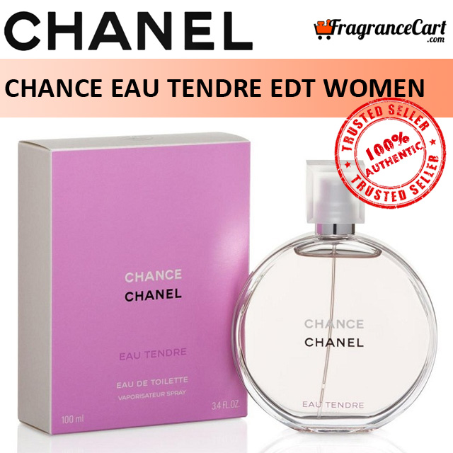 Chanel Chance Eau Tendre EDT for Women (100ml) Eau de Toilette Tender Pink [Brand New Authentic | Lazada Singapore