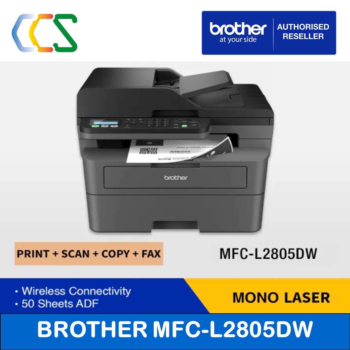 Brother MFC-L2805DW 4-in-1 Multi-Function Monochrome Laser Printer MFC ...