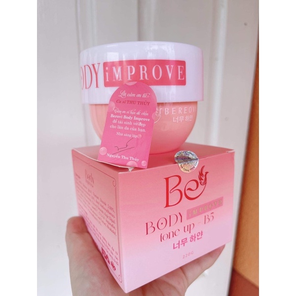 KEM 𝐁𝐎𝐃𝐘 THU THỦY BEOVI TOO WHITE - Dưỡng Trắng Da Cao Cấp