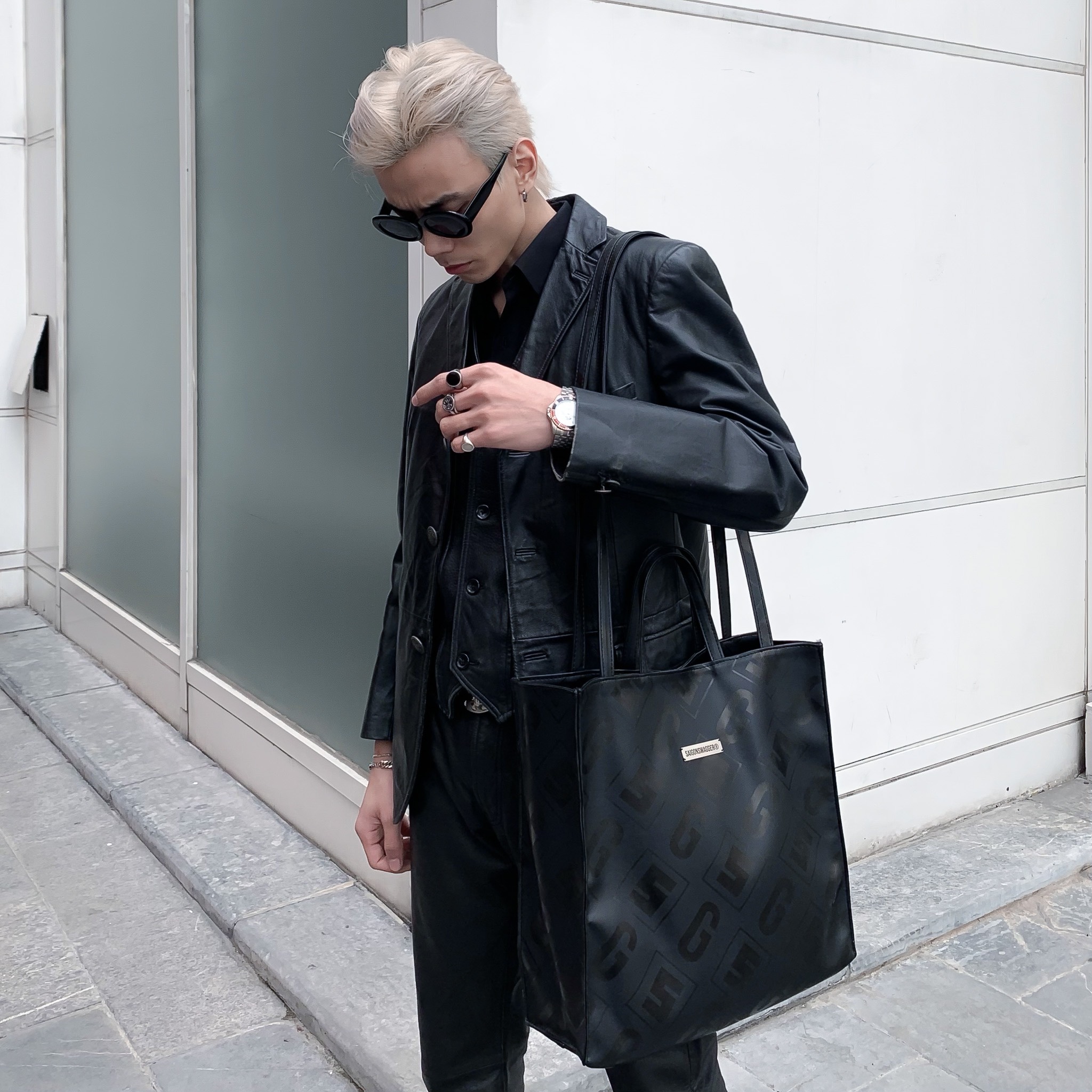 Túi Tote Chất Liệu Da Cao Cấp SAIGON SWAGGER® Eclipse Leather Tote Bag