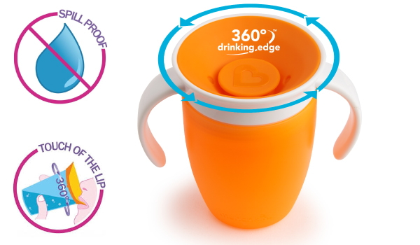 CỐC TẬP UỐNG 360 ĐỘ NHỎ MUNCHKIN (207ML) - MK44141