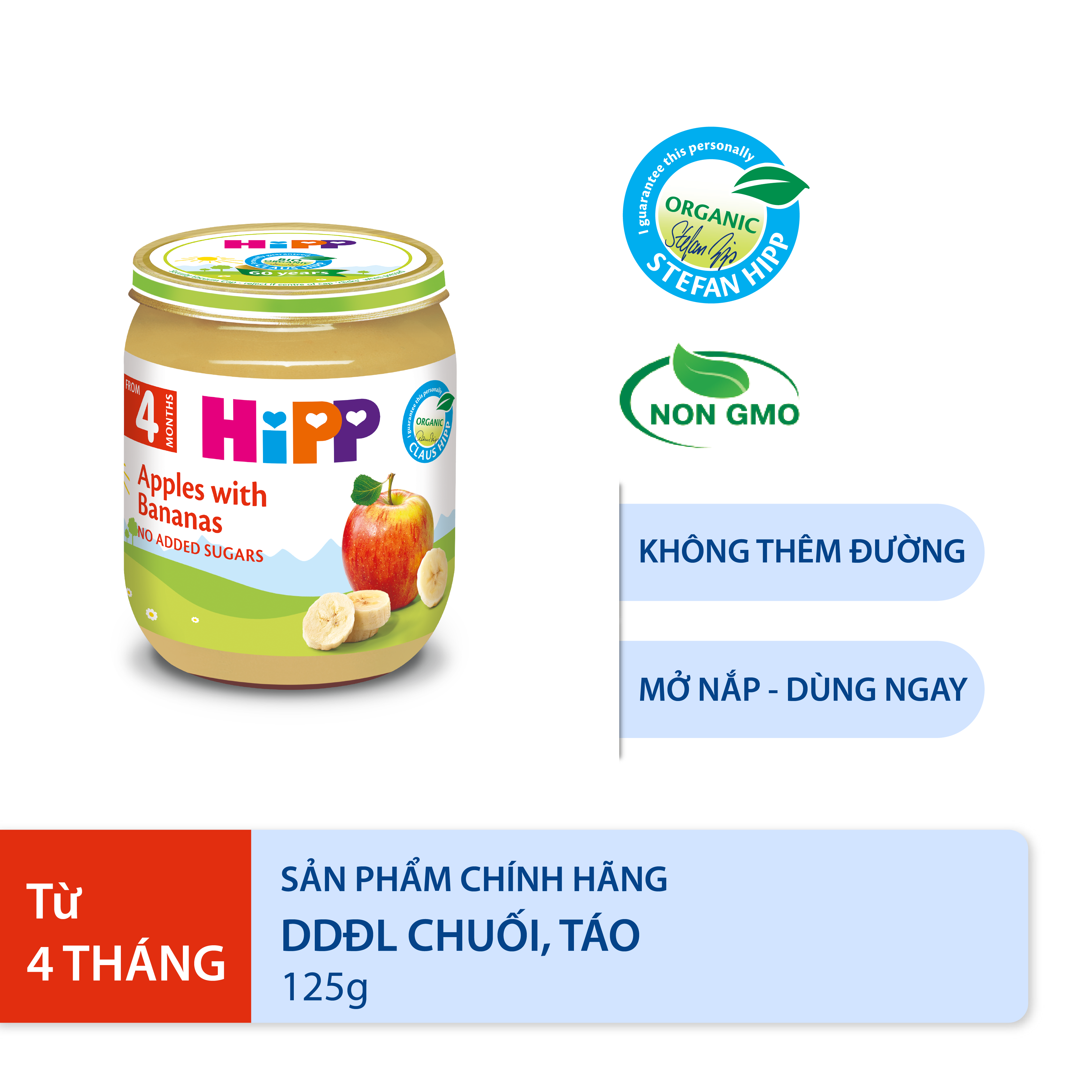 Combo ăn dặm HiPP Organic số 2: Phát triển toàn diện