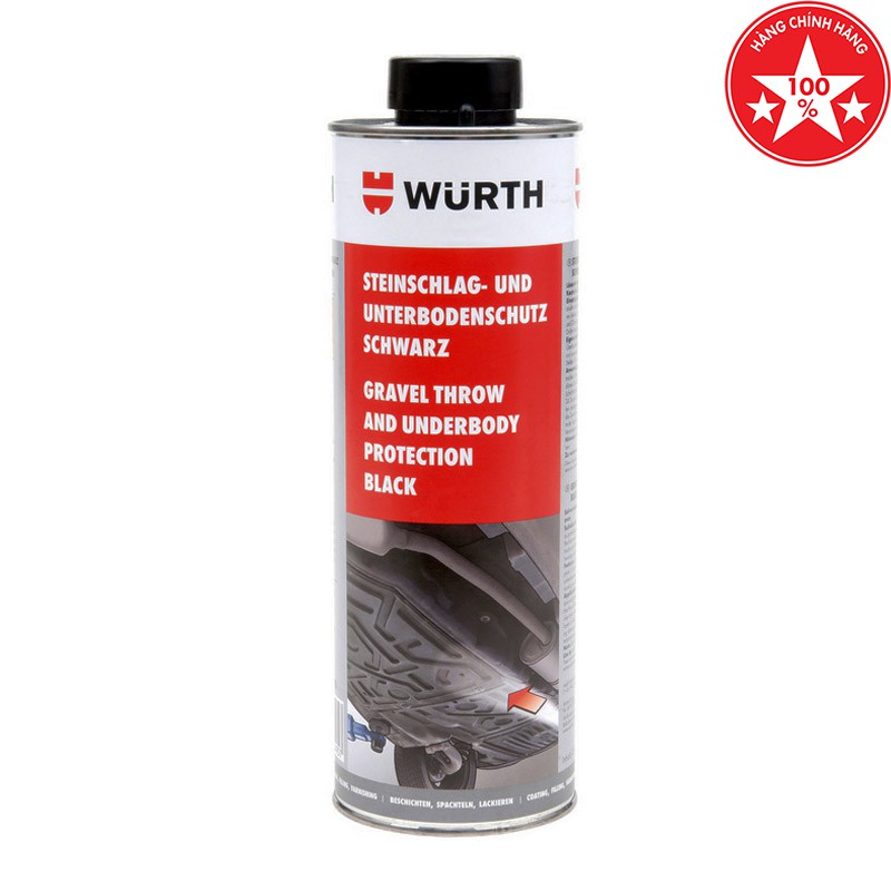 Xịt phủ gầm Wurth 1L chính hãng