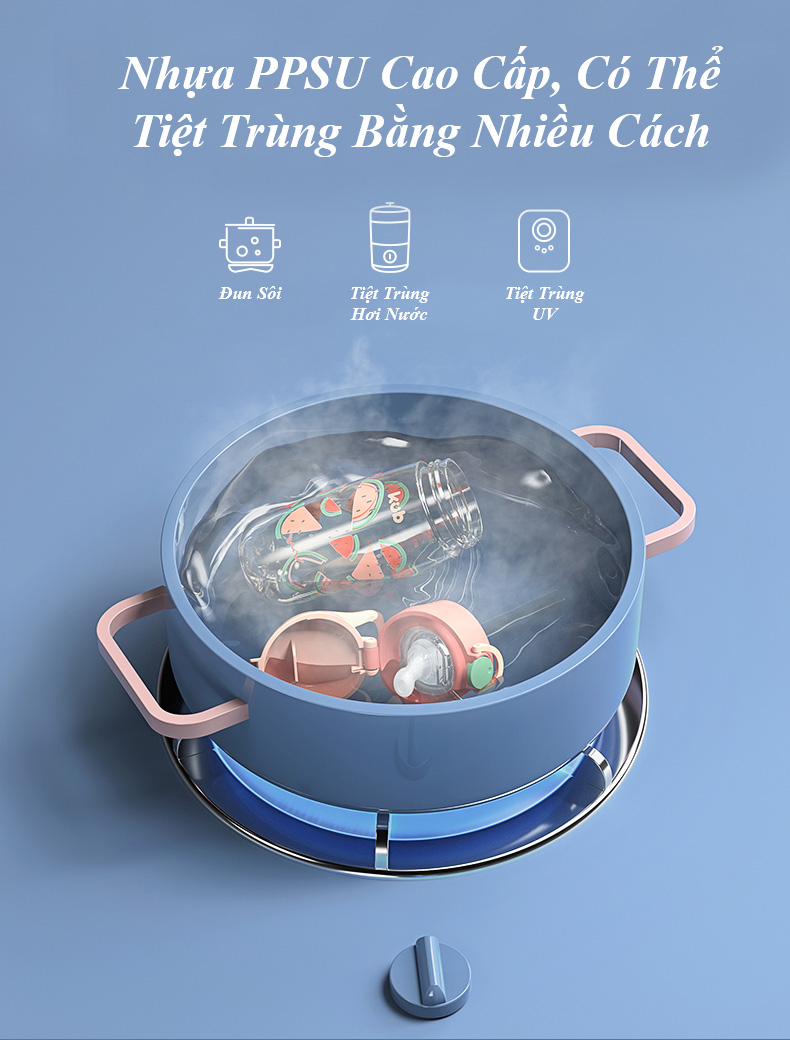 Bình Nước PPSU 480ml - KUB