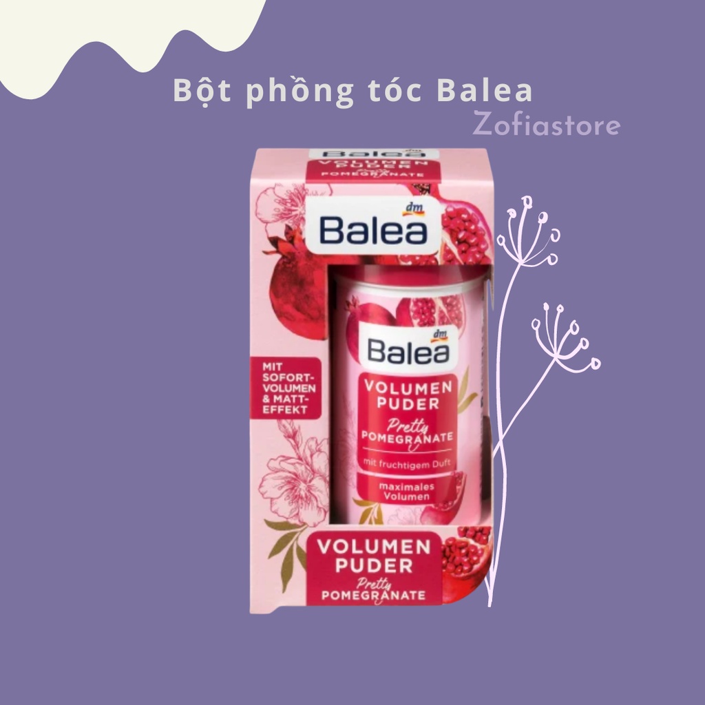 Bột phồng chân tóc Balea chống bết tóc, làm phồng tóc - Đức