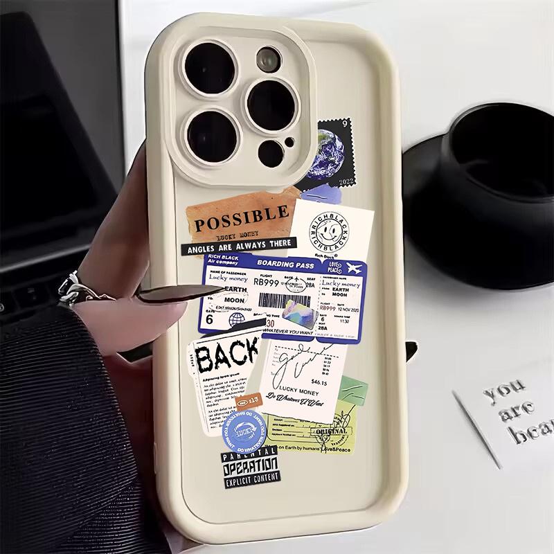 【100% Original+Free Shipping】Stamp Sticker Back Pattern for Redmi 6A 8A 9T 9A 9I 9AT 9C 10A 4G 10X 4G 12C 13C 13R for Redmi Phone Case K40 K60 K40S Note 8PRO Note 9 4G. 