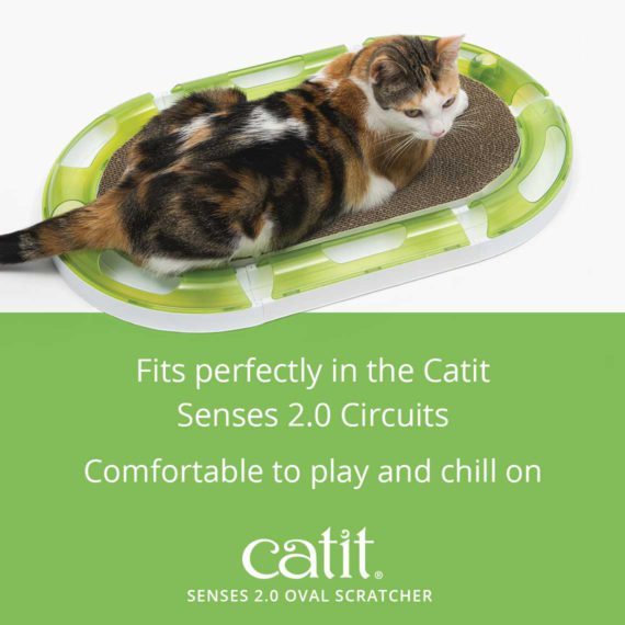 catit senses 2.0 oval scratcher