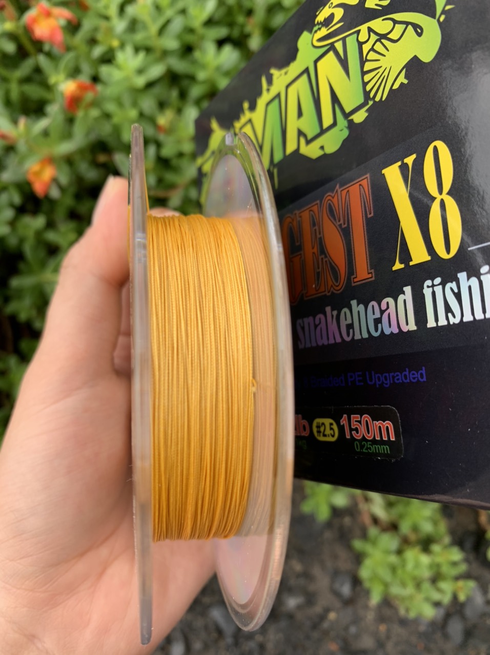 DÂY PE TOMAN STRONGEST X8- DÂY DÙ CÂU LURE