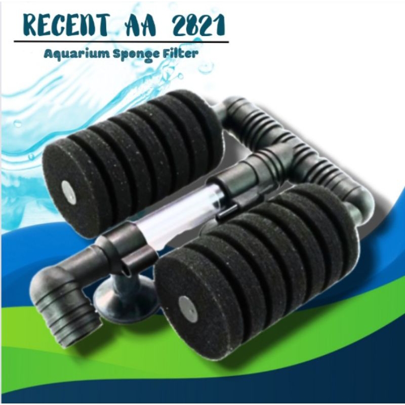 Media Filter Biosponge filter aquarium RECENT AA 2821