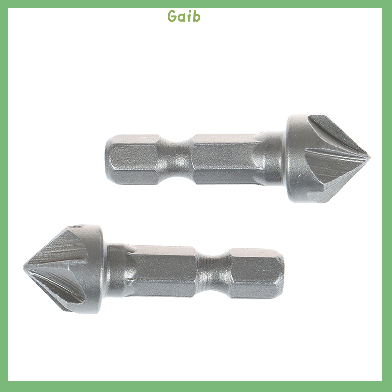 Gaib 6 Flute Countersink Drill Bit Chamfer Cutting Woodworking Tool hexagon handle