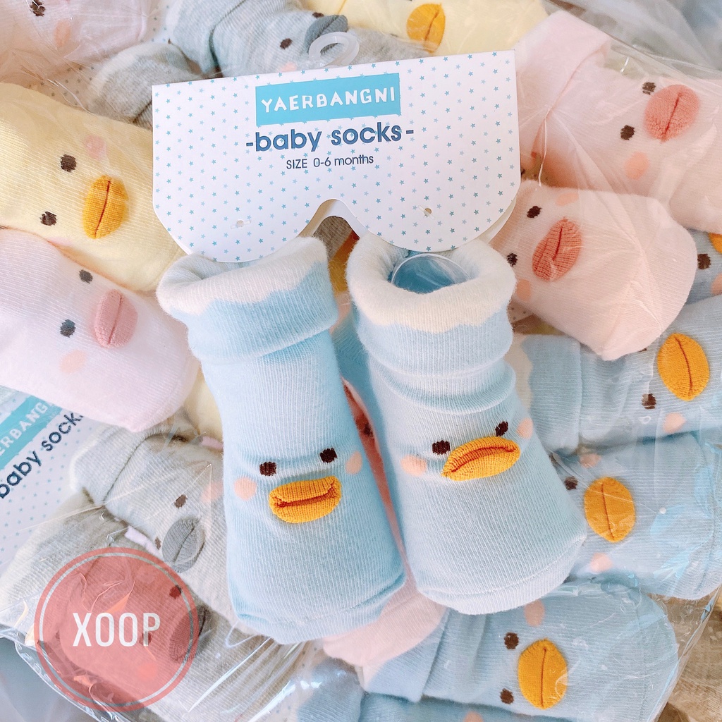 [HCM]Set 2 đôi vớ gấu cho bé sơ sinh đến 9 tháng