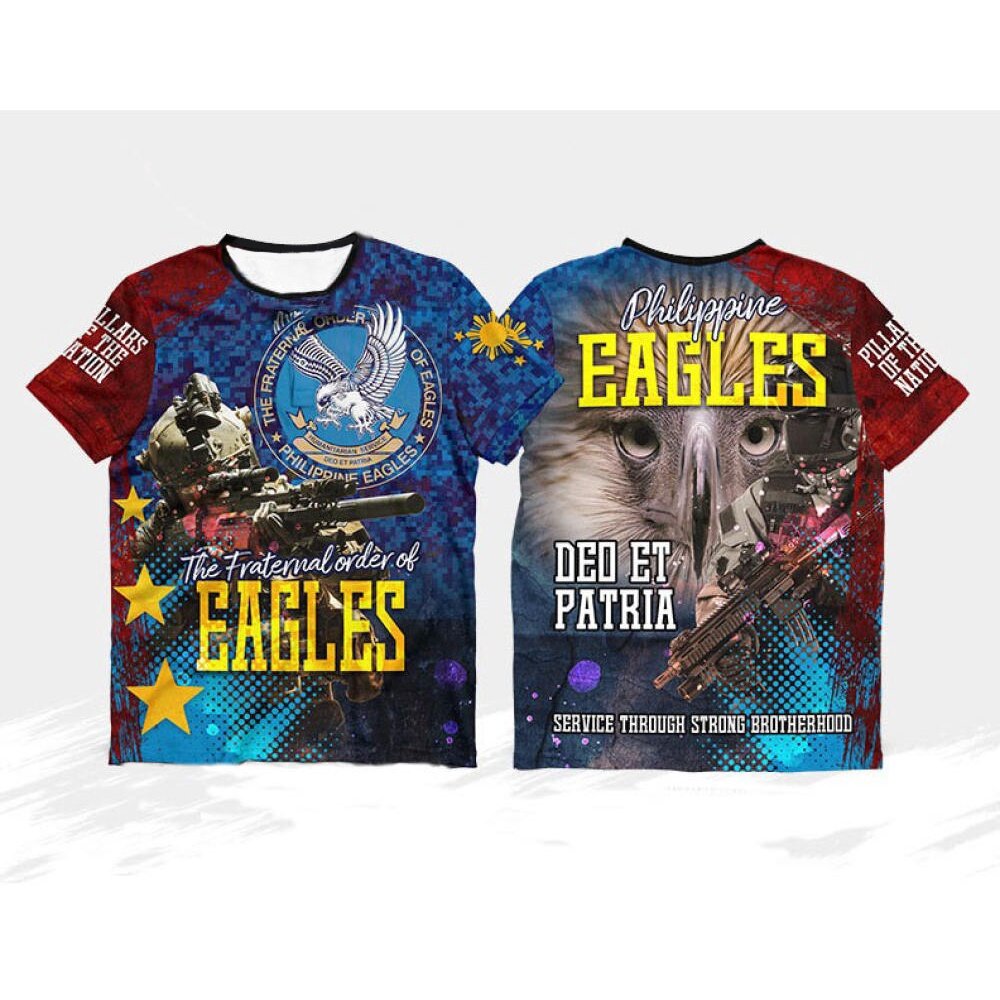 The fraternal order of eagles Multicolor Tshirt full sublimation