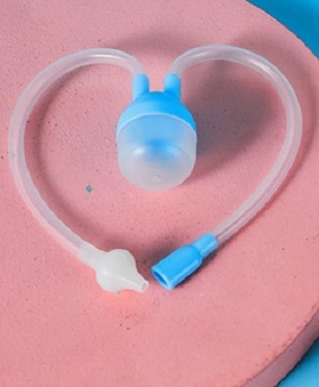 Baby Nose Cleaner Silicone Cleaner Nasal Vacuum Mucus Suction.