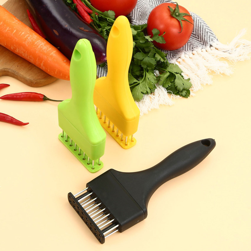Chuyên Nghiệp Kim làm mềm thịt thép không gỉ bít tết Tenderizer búa dụng cụ nhà bếp dụng cụ nấu ăn xương sườn ngắt thịt Beater