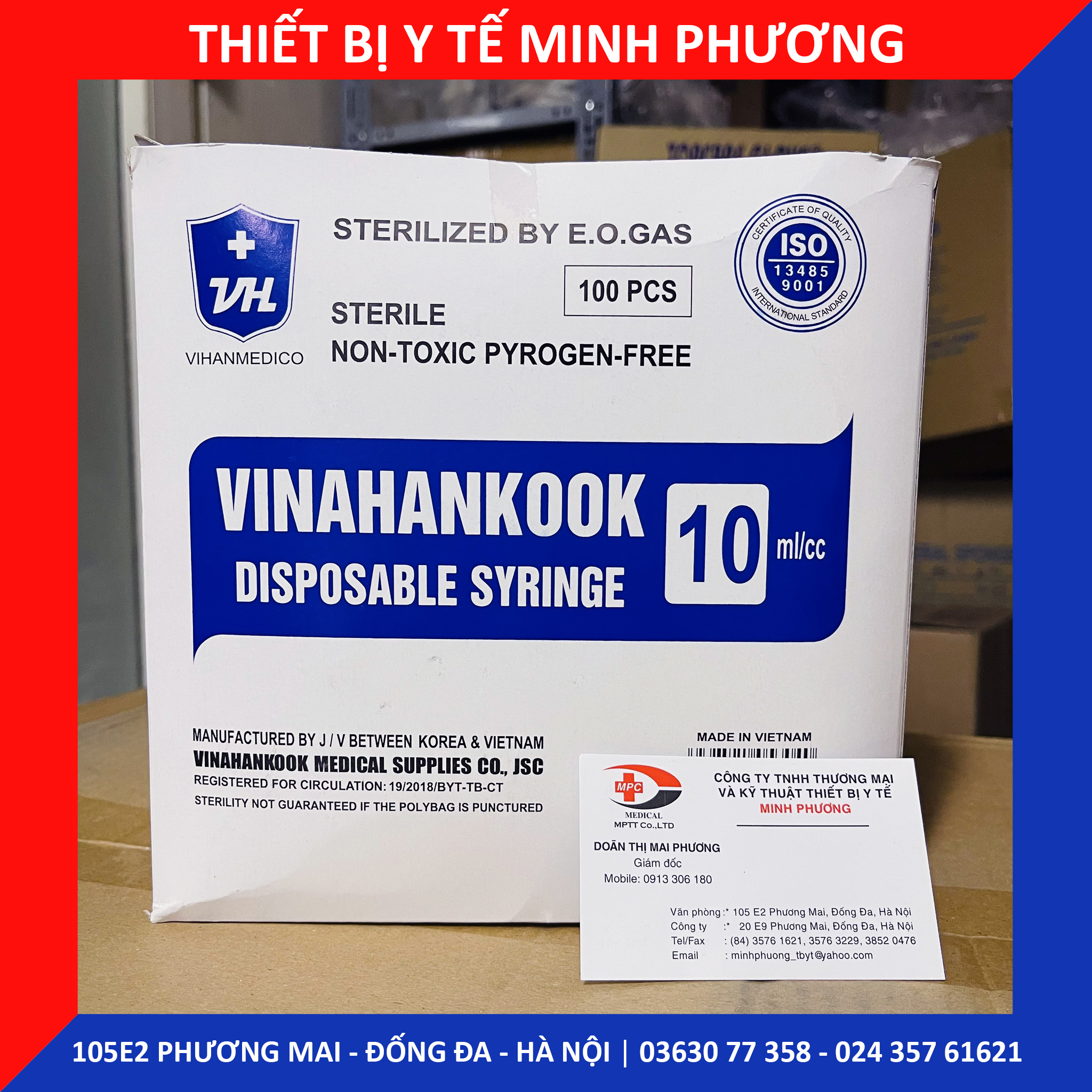 Bơm tiêm 1 lần Vinahankook