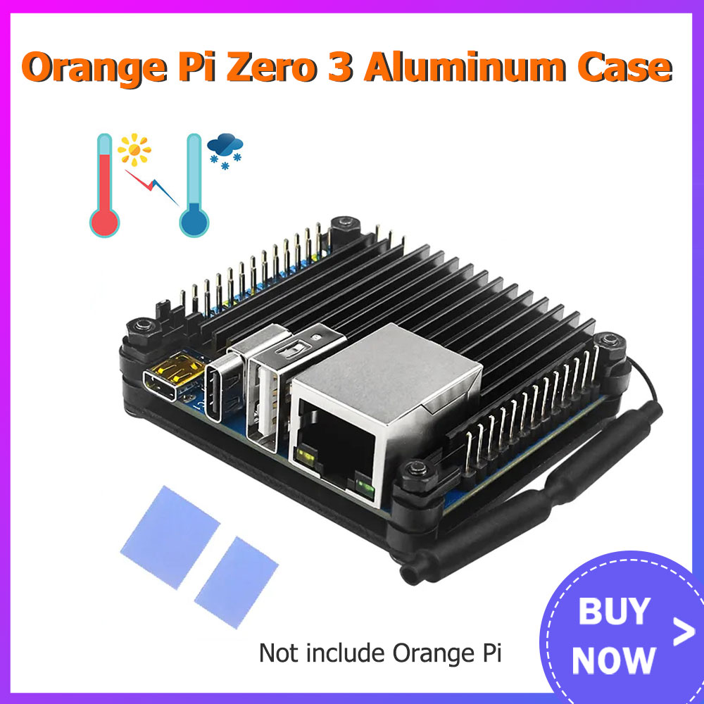 【TheToolDepot】 orange Pi Zero 3 aluminum alloy case passive cooling CPU heat dissipation metal enclosure for OPI zero 3 1 2 4GB board Giá 195,670 Đồng*Miễn phí vận chuyển