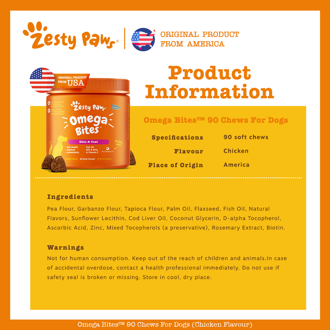 Zesty Paws Bites Chicken 90ct