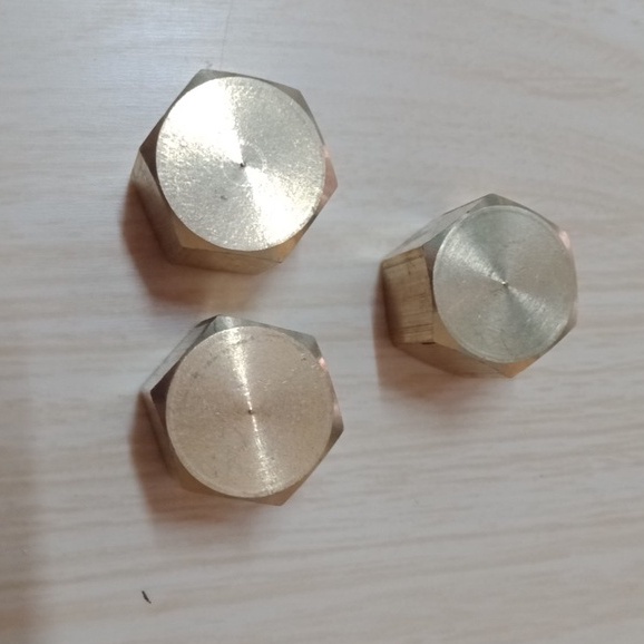 Nút bịt ren trong 21mm, đồng thau