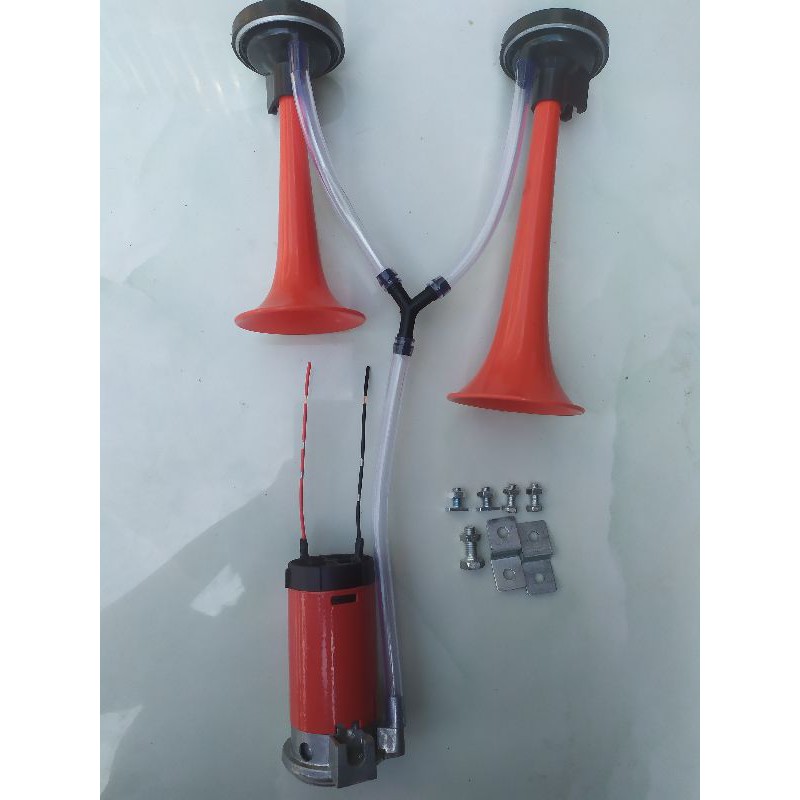 Còi sinh hơi DC 12 vol - 24 vol (lắp cho xe không có bình hơi) ô tô ,xe máy