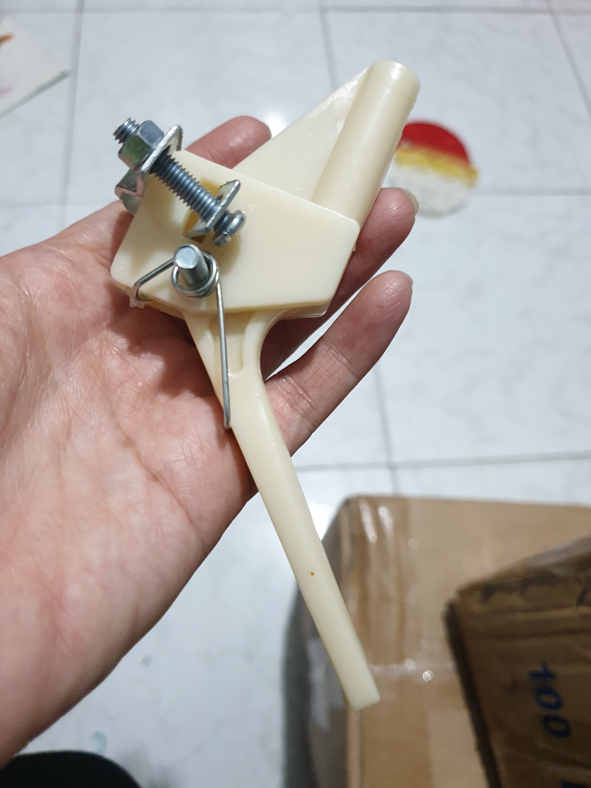 Lawn Mower Throttle. White - Short (2 Pcs)