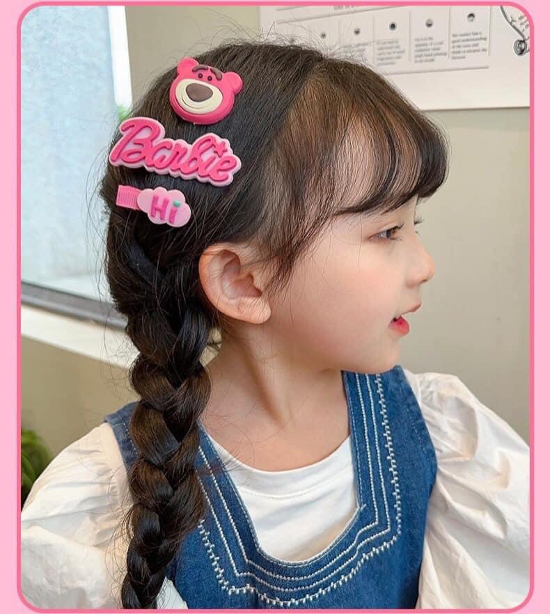 Kẹp Tóc Mái Gấu Dâu Dễ Thương Siêu Cute