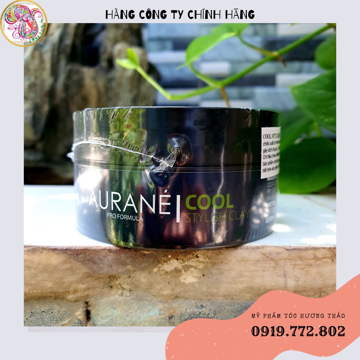 (AURANÉ - Có Video) WAX TẠO KIỂU TÓC CỨNG AURANE COOL STYLISH CLAY 80ML