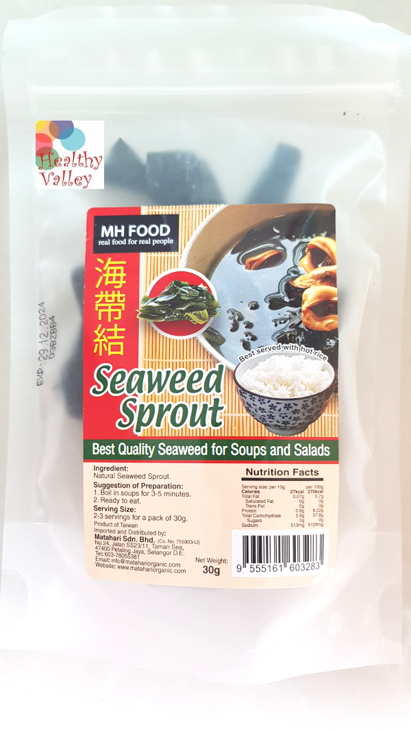 MH Food Seaweed Sprout (海带结) 30g | Lazada