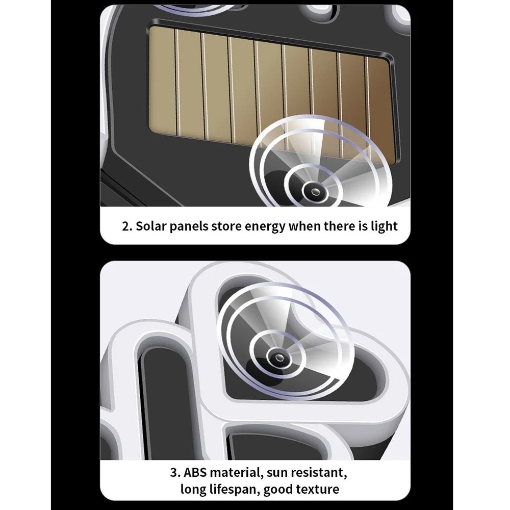 Energy-saving Solar-Powered Love Car Window Light Light/Vibration ...