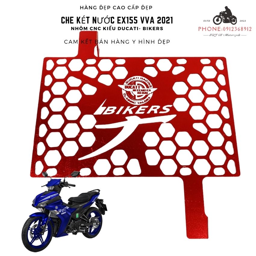 Che két nước CNC Exciter 155 VVA KIỂU DUCATI
