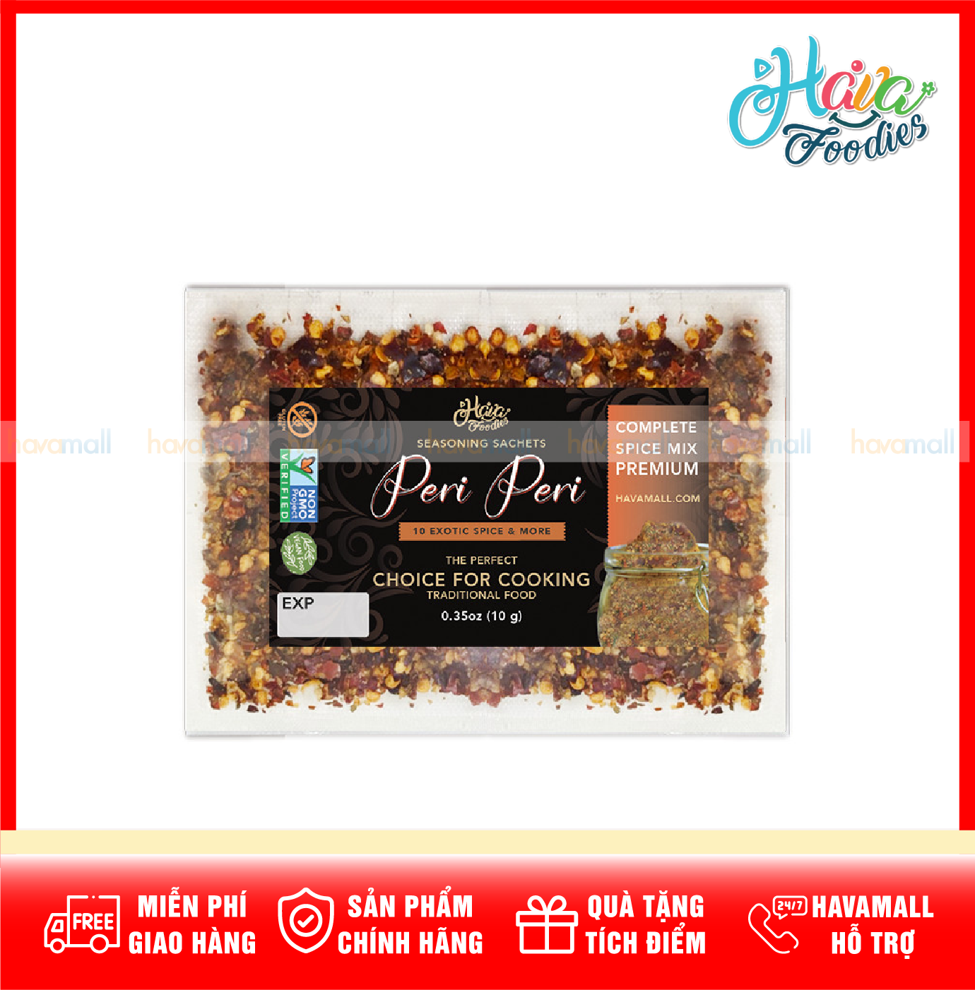 Bột Gia Vị Peri Peri Havafoodies